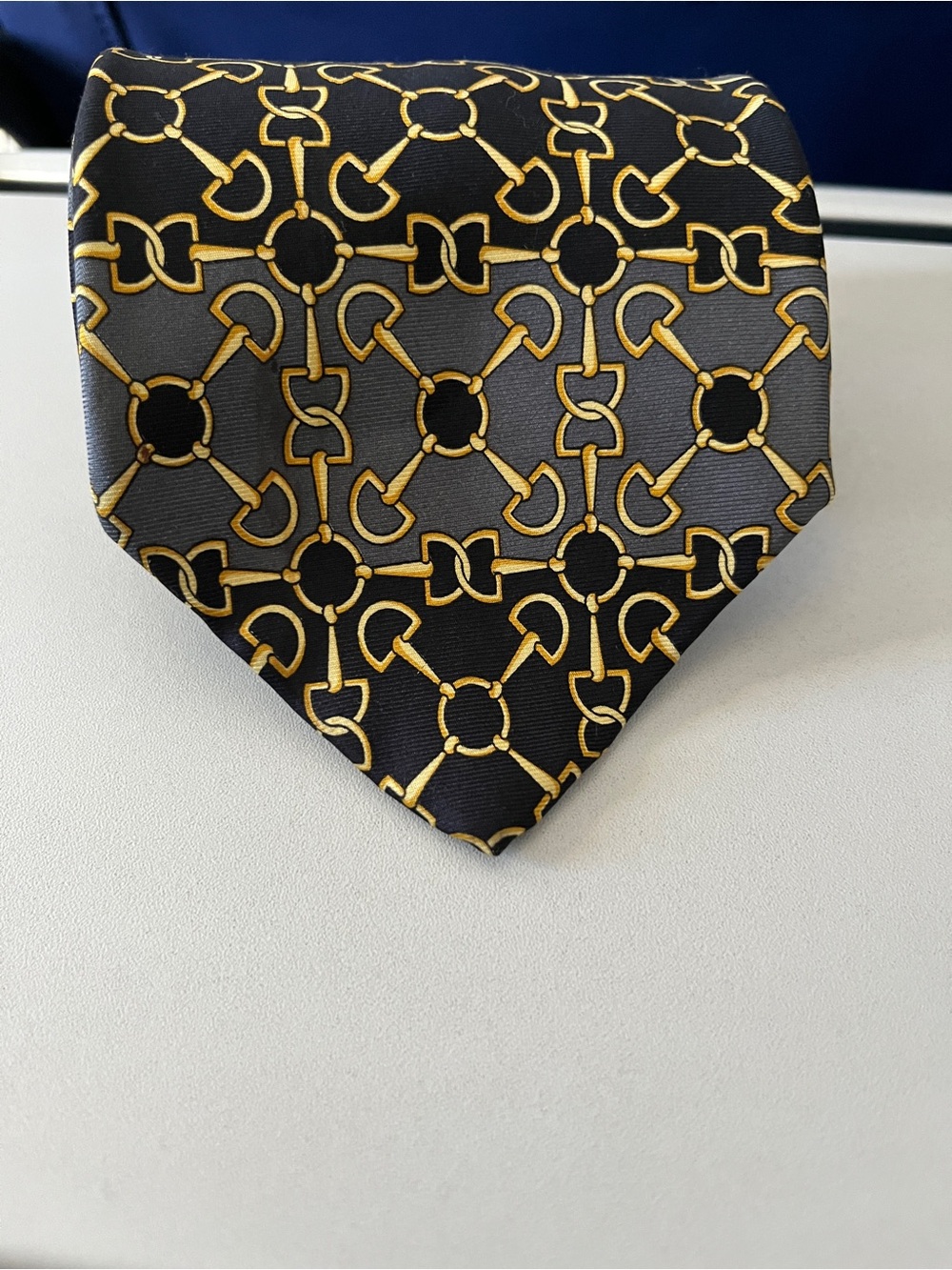 Paolo Gucci Horsebit Equestrian Men’s Tie